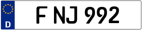 Truck License Plate
